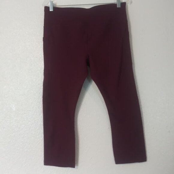 Avia women's size L (12-14) purple capri legging pants - Picture 4 of 15